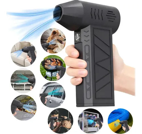 Mini Ventilador Turbo Jet Pro™ con Linterna LED