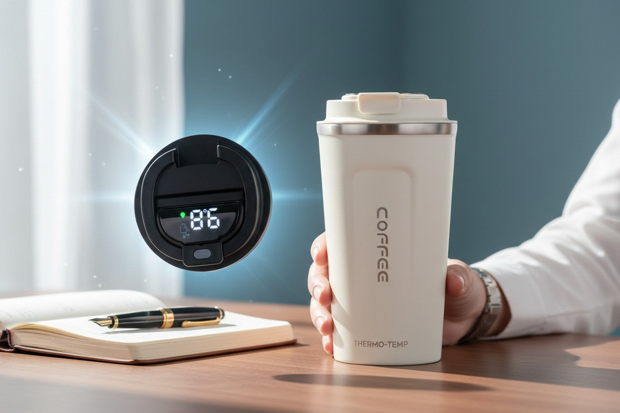 Smart Cup Pro™ — Termo inteligente con pantalla LED