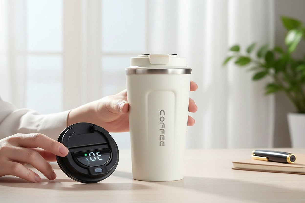Smart Cup Pro™ — Termo inteligente con pantalla LED